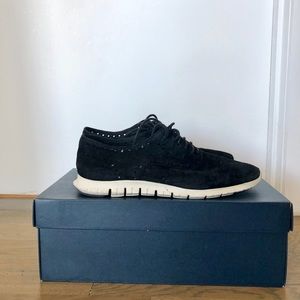 Cole Haan ZeroGrand Black Suede Oxford